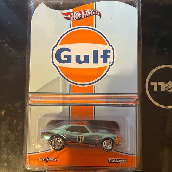 HOT WHEELS RLC GULF '67 CAMARO #0413/4500 — VERY LOW NUMBER — BLUE, MINT IN CASE - Picture 6 of 6